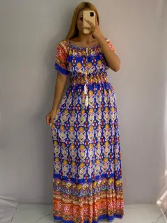 Vestido Largo y Elegante con Estampados